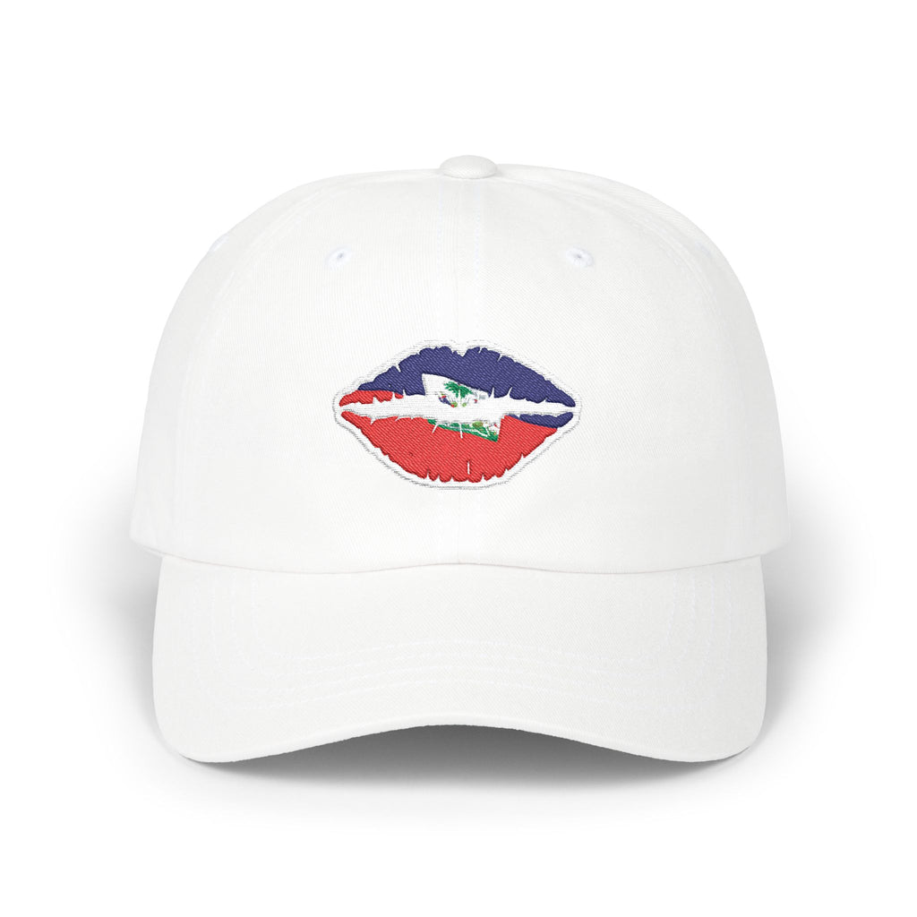 Dad Cap – Retro Rainbow Kiss Embroidered Baseball Hat