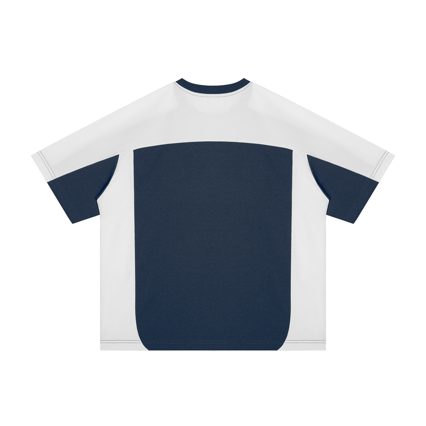 Unisex Color Block Loose T-Shirt